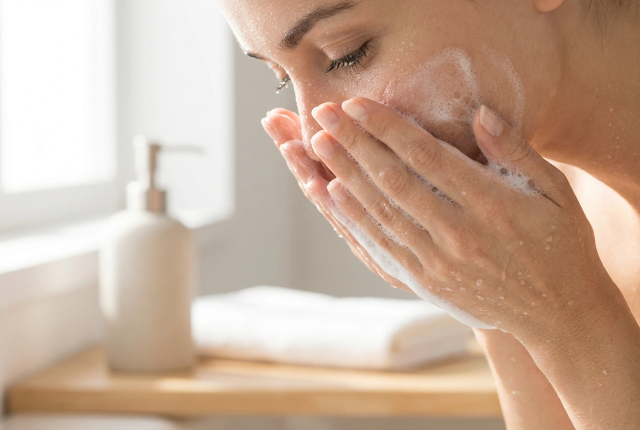 මුහුණ සේදීමේ පෙණ (Cleansing Foam): සම වියළීමකින් තොරව මෘදු ලෙස පිරිසිදු කරගන්නේ කෙසේද?