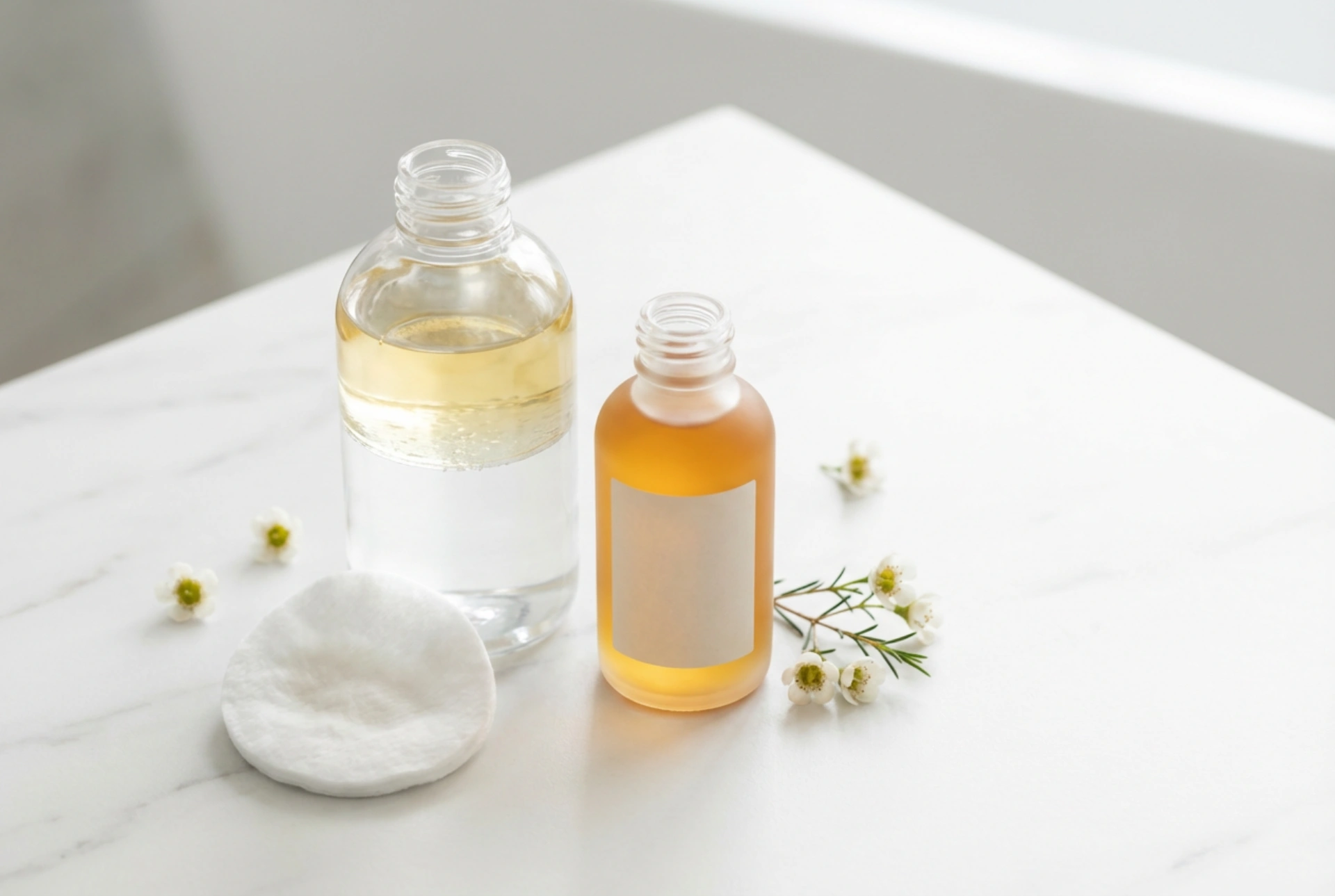 Dvofazna micelarna vodica: ali lahko nadomesti olje in kako jo sprati