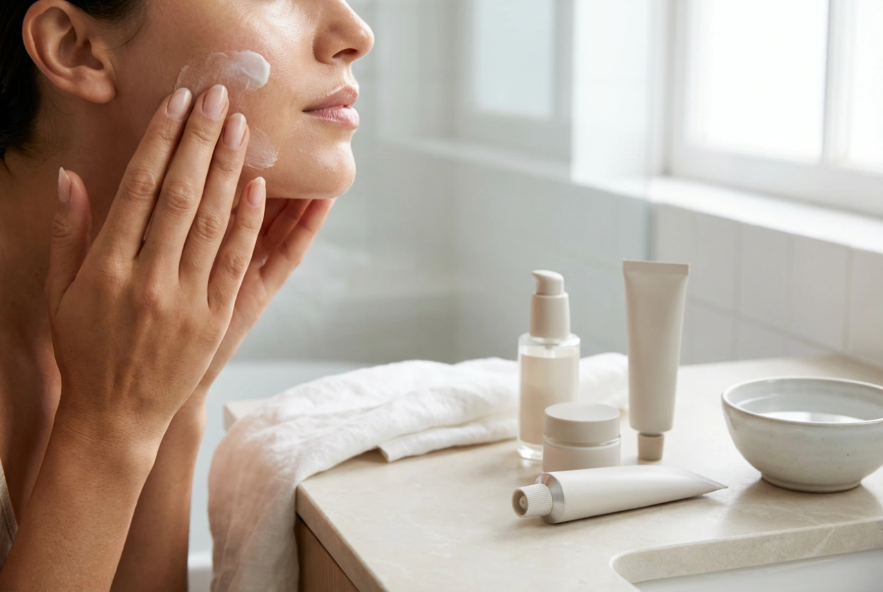 SPF තෙතමනය රඳවන ක්‍රීම් සහිත උදෑසන සත්කාරය: පිළිවෙළ සහ භාවිතය