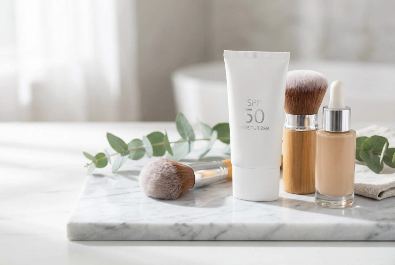Vlažilna krema z zaščitnim faktorjem 50: kako jo vključiti v ličenje in nego kože
