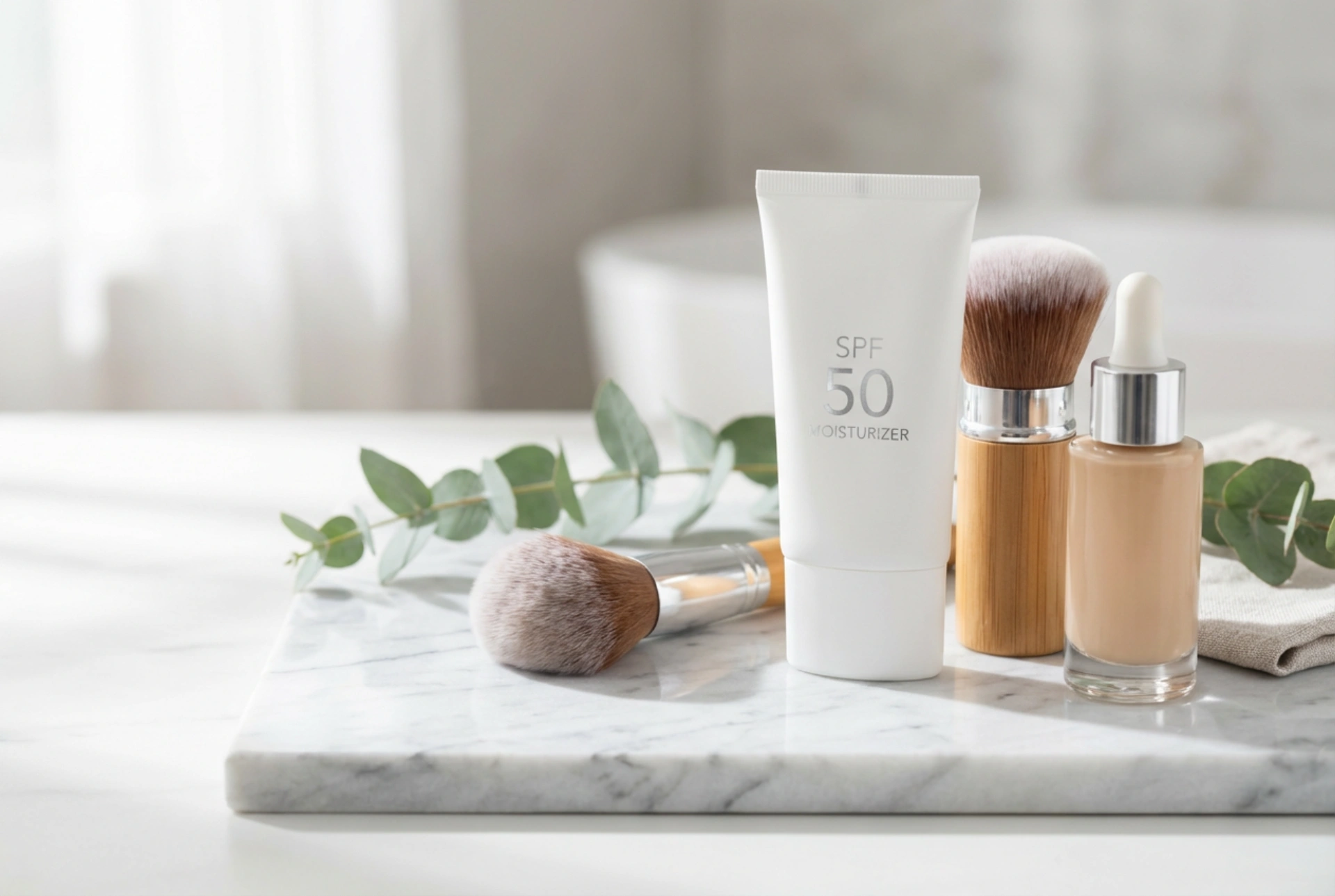 Vlažilna krema z zaščitnim faktorjem 50: kako jo vključiti v ličenje in nego kože