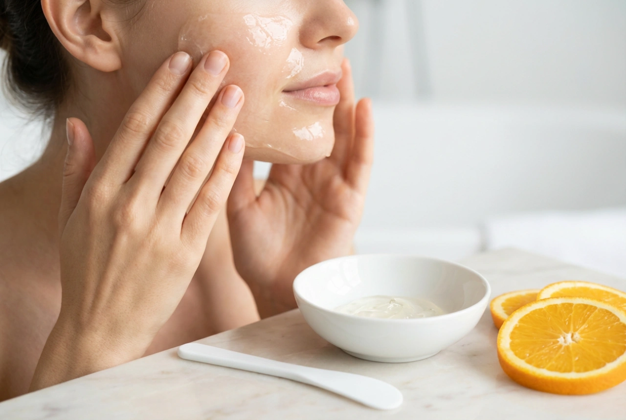 Maska za obraz z vitaminom C: kdaj jo uporabiti in kako jo nanesti