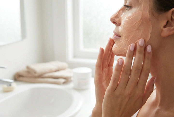 Vlažilna maska za obraz: priprava kože, nanos in čas delovanja