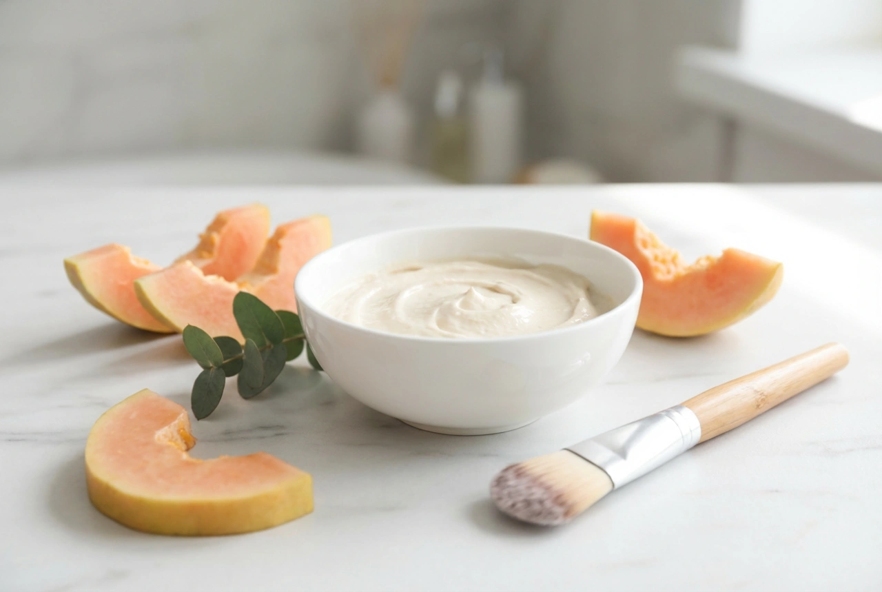 Encimska maska za obraz: nežen piling korak za korakom