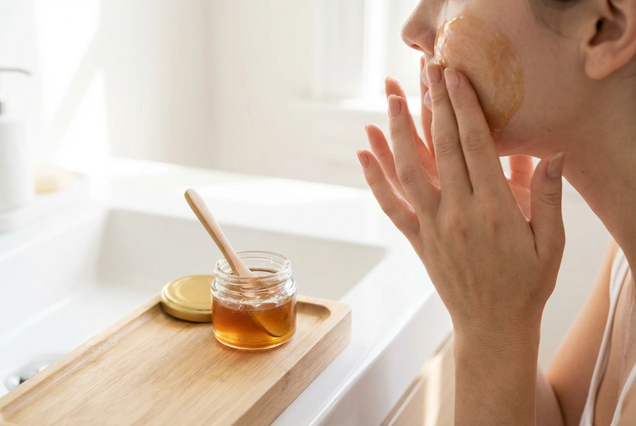 Maska iz medu za gube: nežno nanašanje in masaža kože