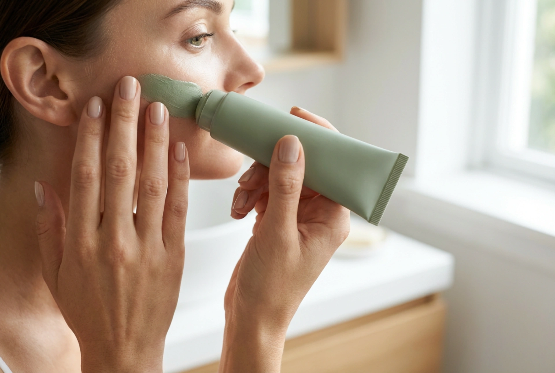 Maske v stiku v praksi: nanašanje, obrazne cone in odstranjevanje