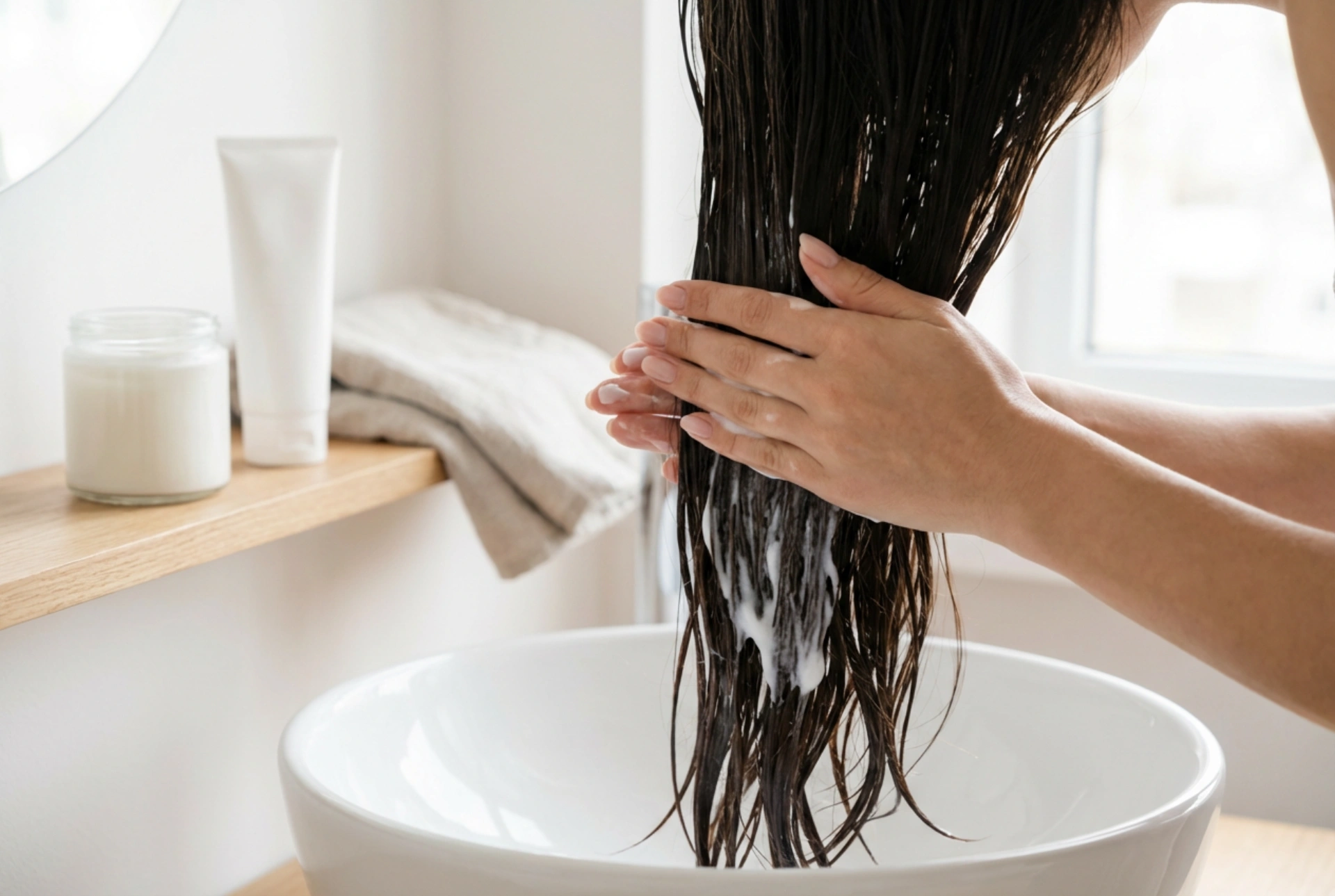 Kolagenska maska za lase: kdaj jo izbrati in kako jo nanesti