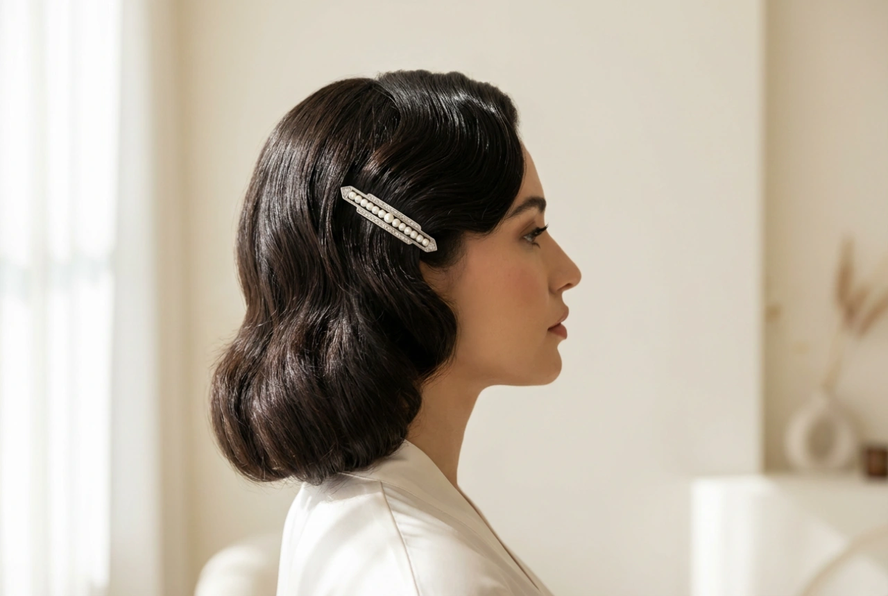 Retro valovi v slogu 20. let: Ustvarite jih sami doma