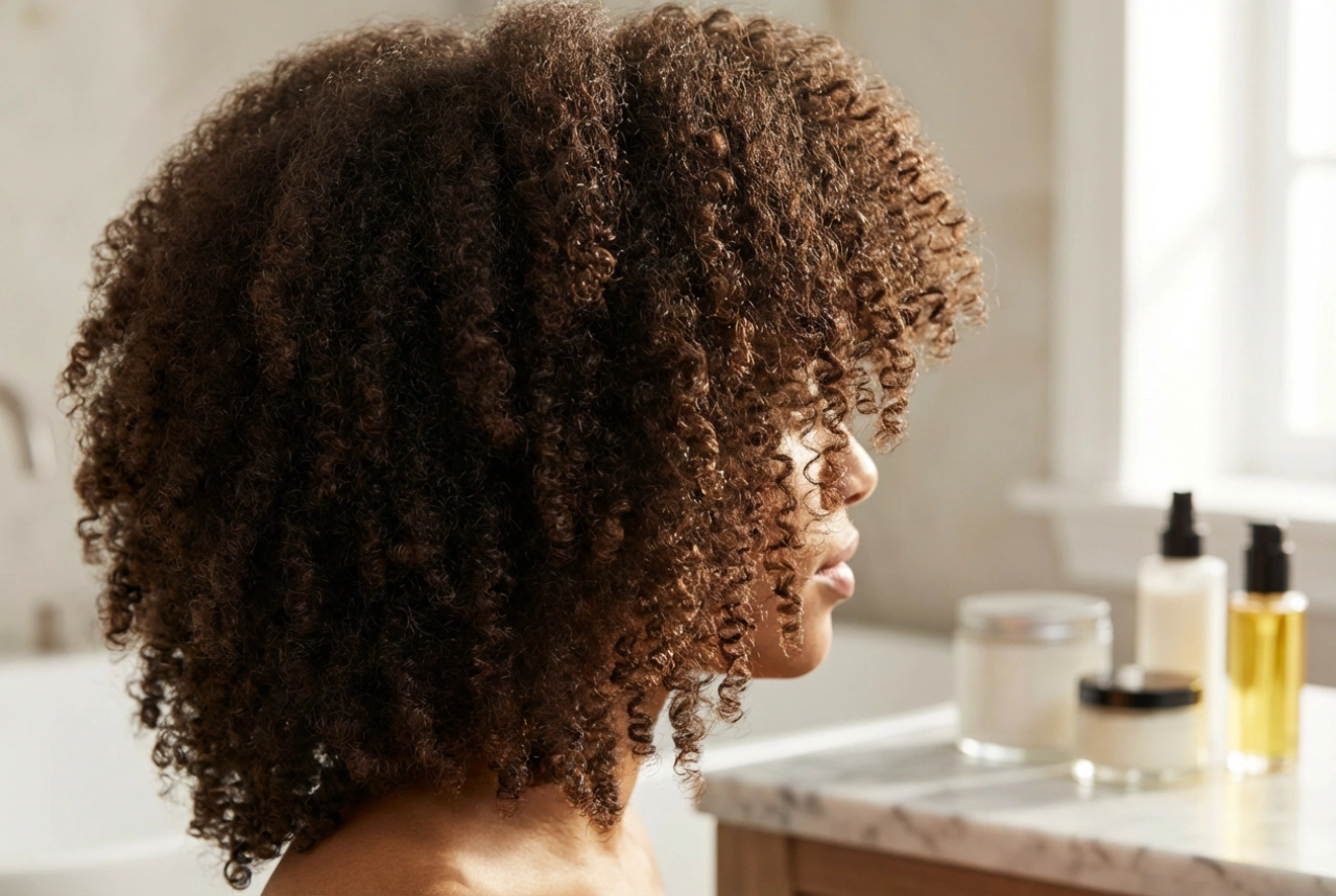 Afro kodri brez krepastih las: afro pričeska korak za korakom