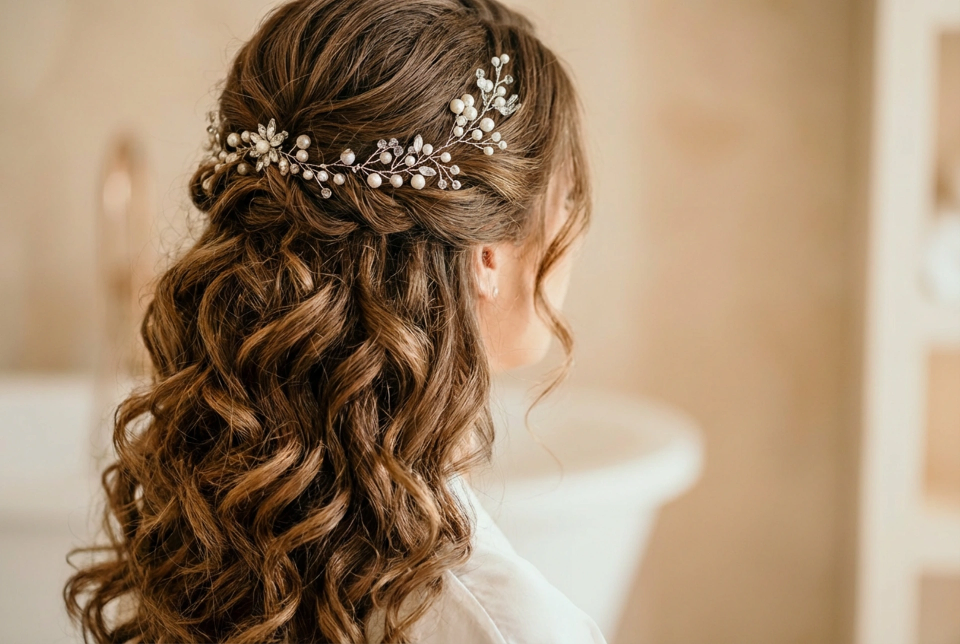 Baročna pričeska za ples in pust: volumen, kodri, dodatki