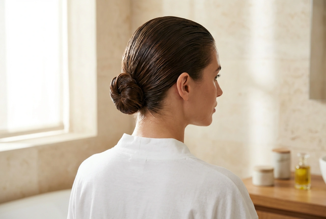 Mokra italijanska pričeska: Videz mokrih las v italijanskem slogu korak za korakom