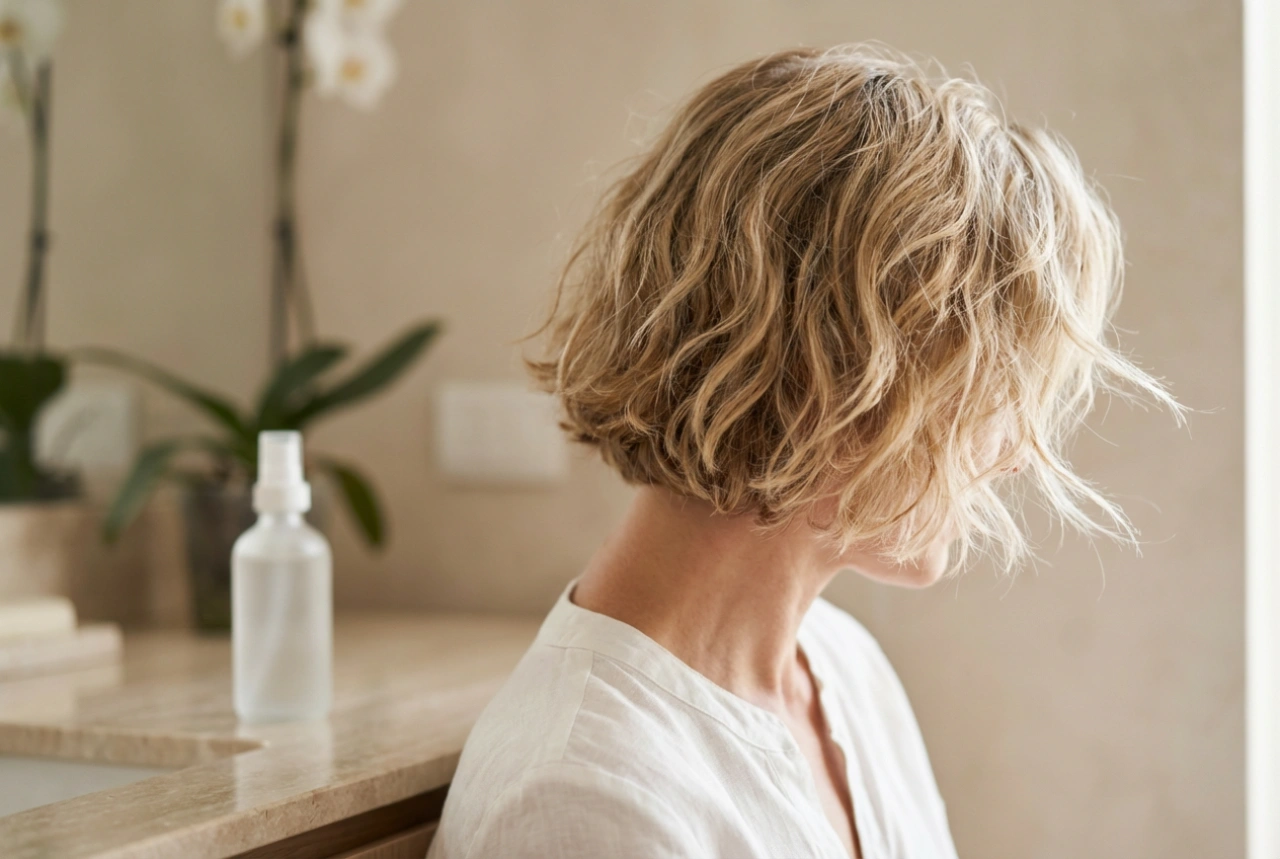 Volumen in smer: oblikovanje kratkih las brez lepljenja