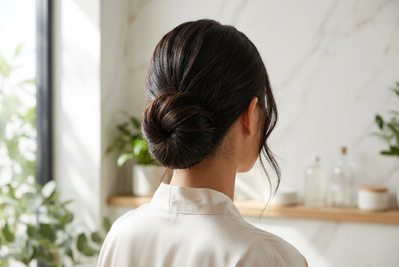 Pričeska s figo: gladka, razmršena in banana – izdelava in utrjevanje