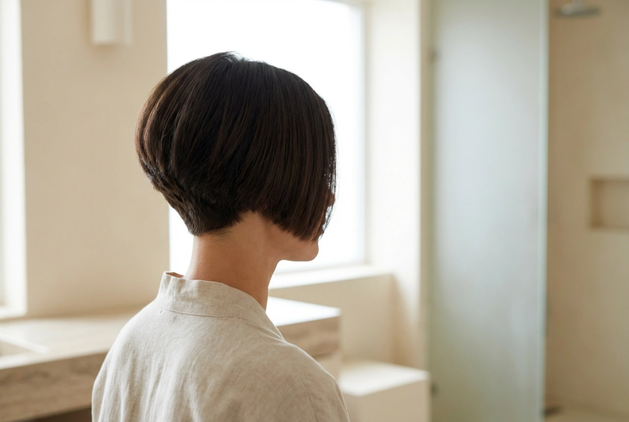 Kratek bob zadaj: kako oblikovati dvignjen zadnji del in gladek sprednji del