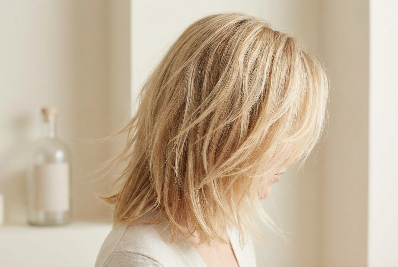 Kako oblikovati postrižene lase, da poudarite plasti in teksturo