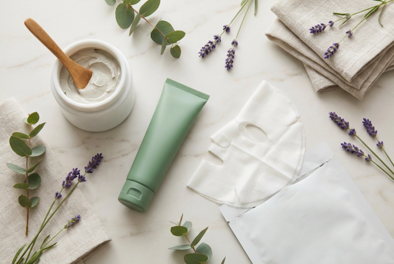 Maske za obraz: pregled vrst in kako jih vključiti v nego