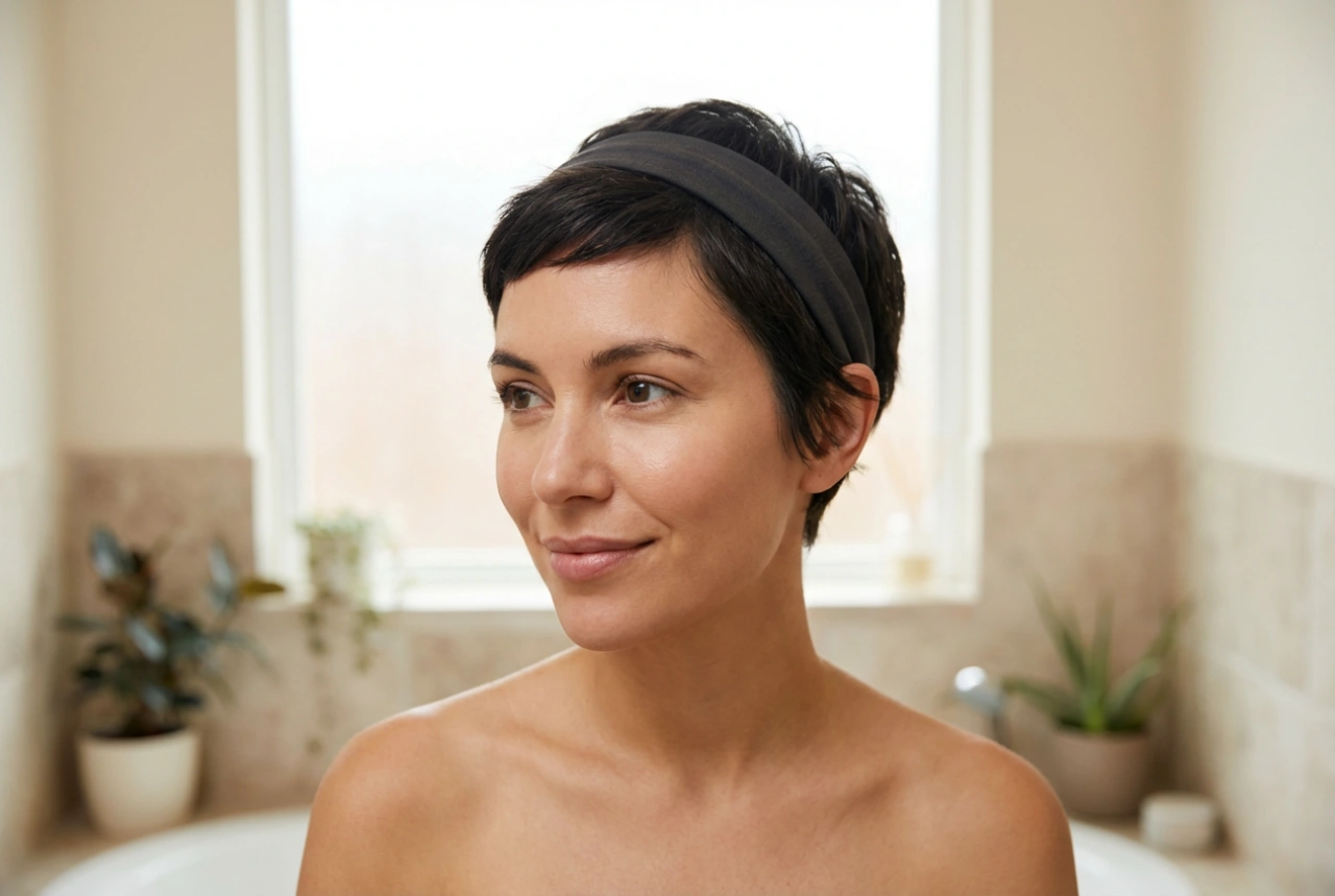 Pričeske 90. let za kratke lase: pixie, mini figice in trakovi