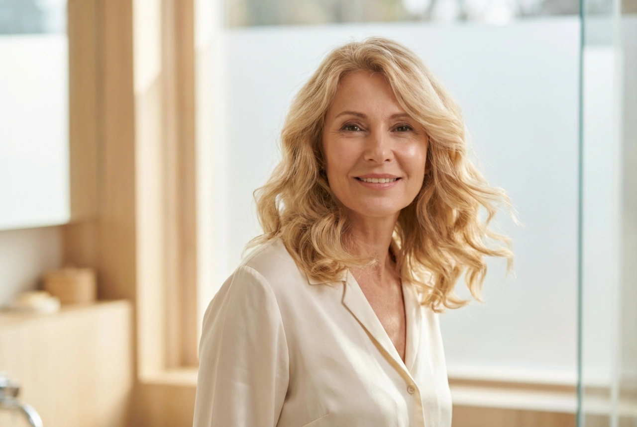 Srednje dolge pričeske po 50. letu: lahkotne frizure za večji volumen