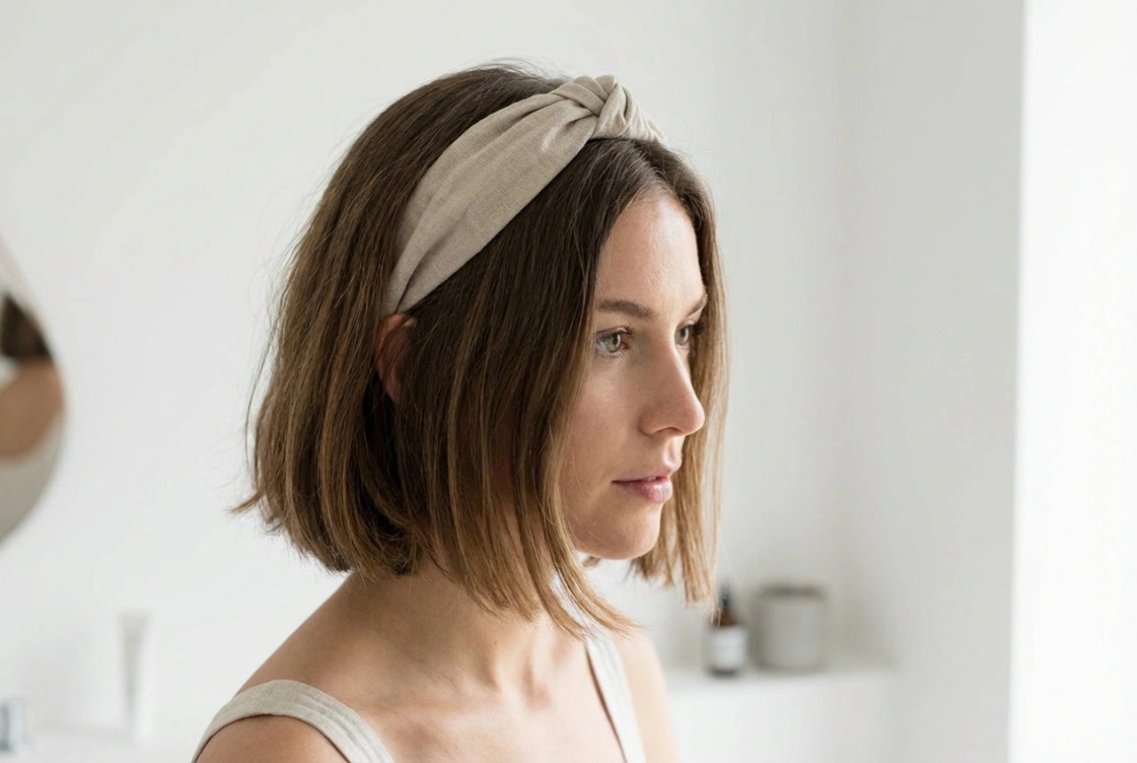 Kratki lasje in pričeske z naglavnim trakom: hitre pričeske brez toplote