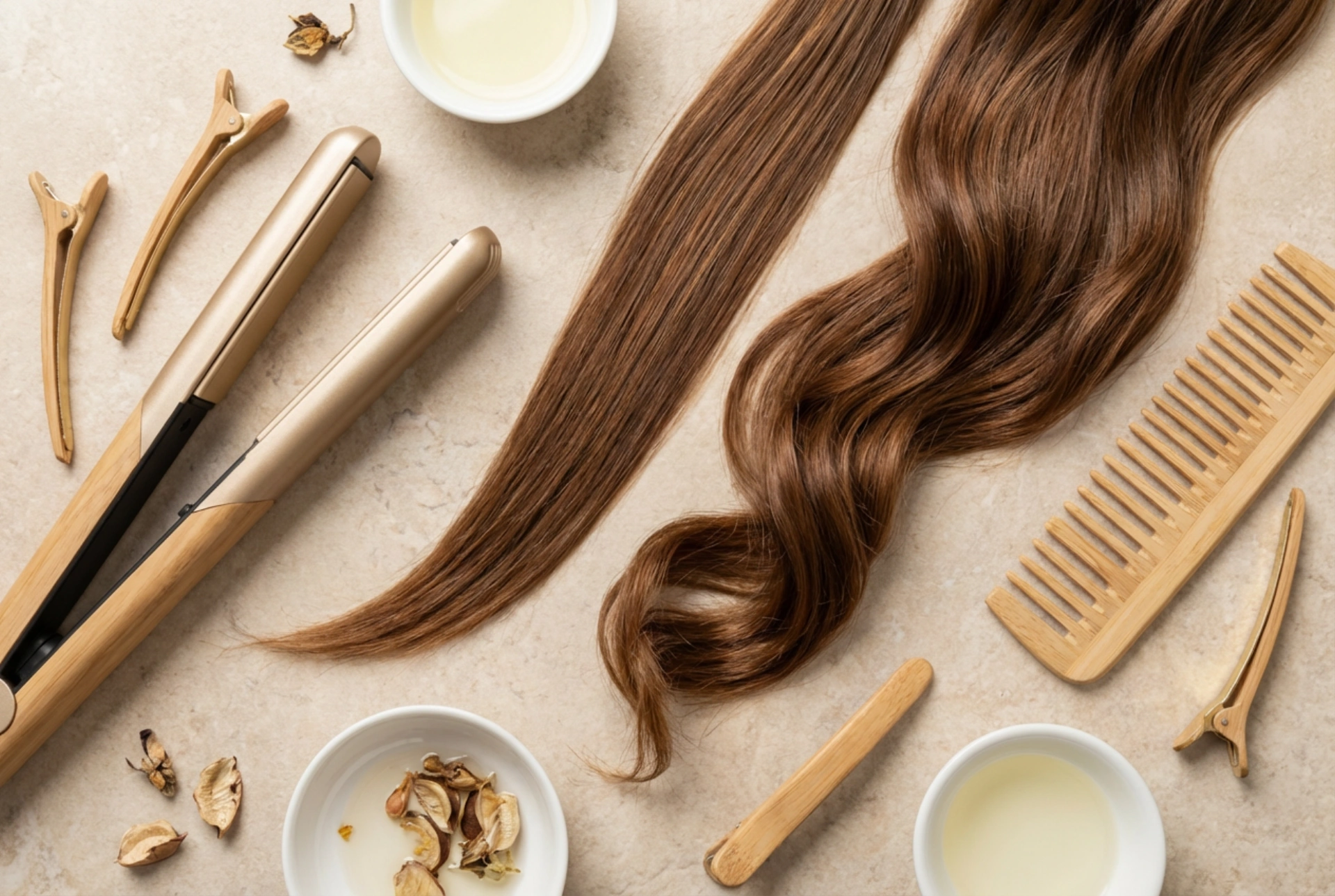 Stiliranje ravnih las: gladke pričeske, valovi in spete frizure