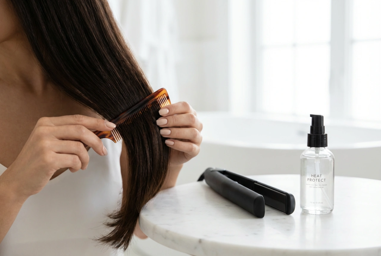 Likalnik za lase: tehnike ravnanja, razdeljevanje las in toplotna zaščita