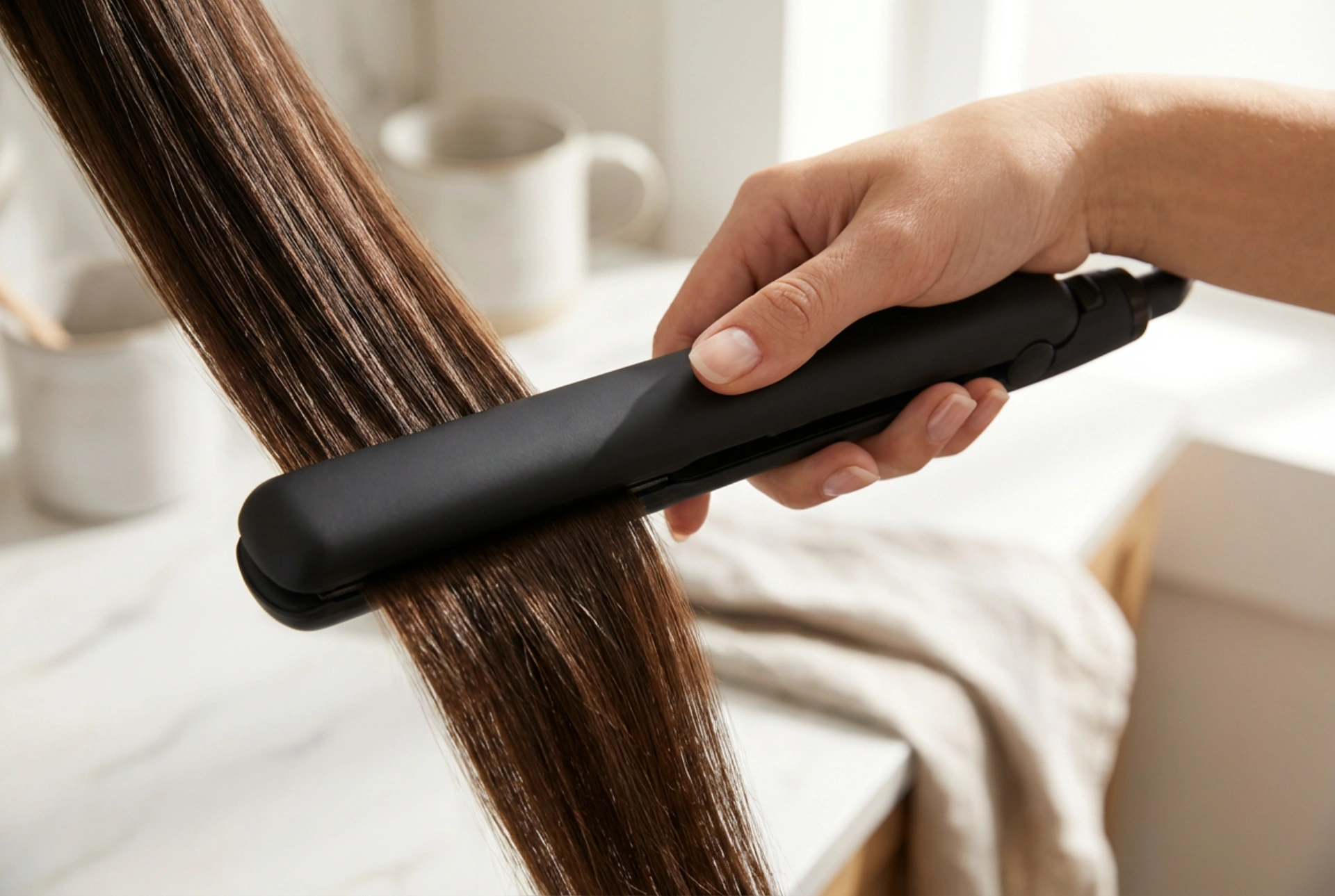 Likalniki za lase: vrste plošč, izbira temperature in varno vodenje po pramenih