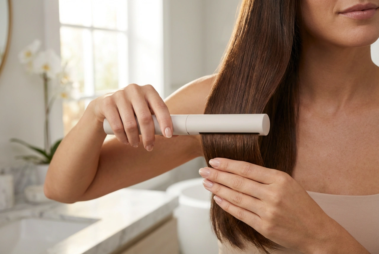 Vrtljiva krtača na vroč zrak z ionizacijo: hitro in gladko oblikovanje