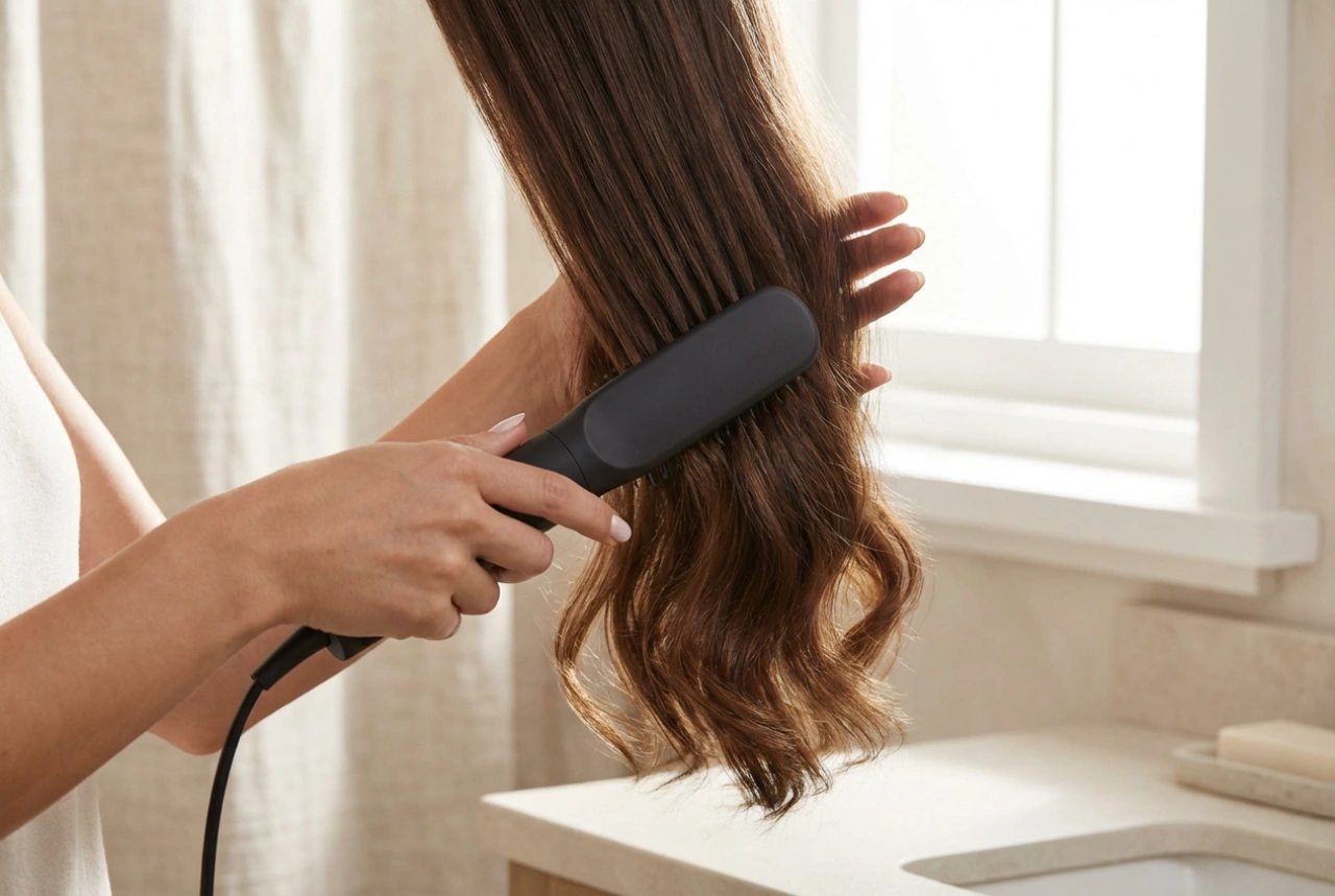 හෙයාර් ඩ්‍රයර් බ්‍රෂ් (Hot Air Brushes): පරිමාව වැඩි කර කෙස් කළඹ සුමට කරගන්නේ කෙසේද