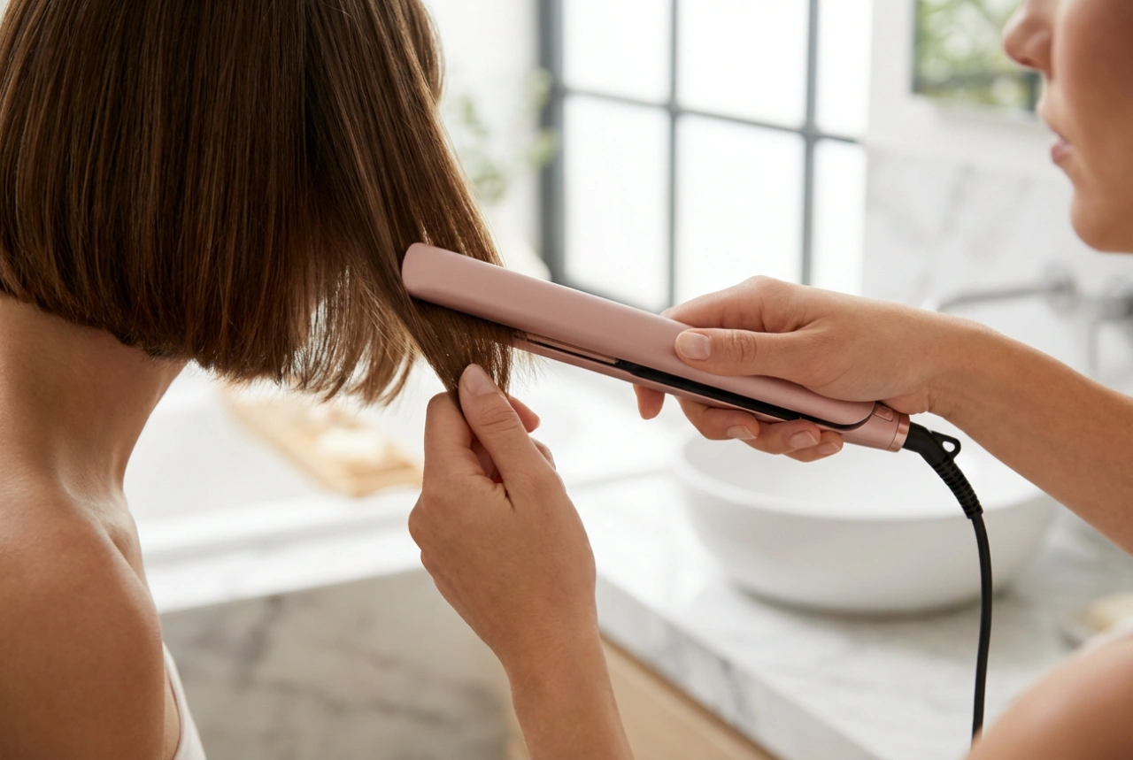 Ozek likalnik za kratke lase: natančno ravnanje in kodranje