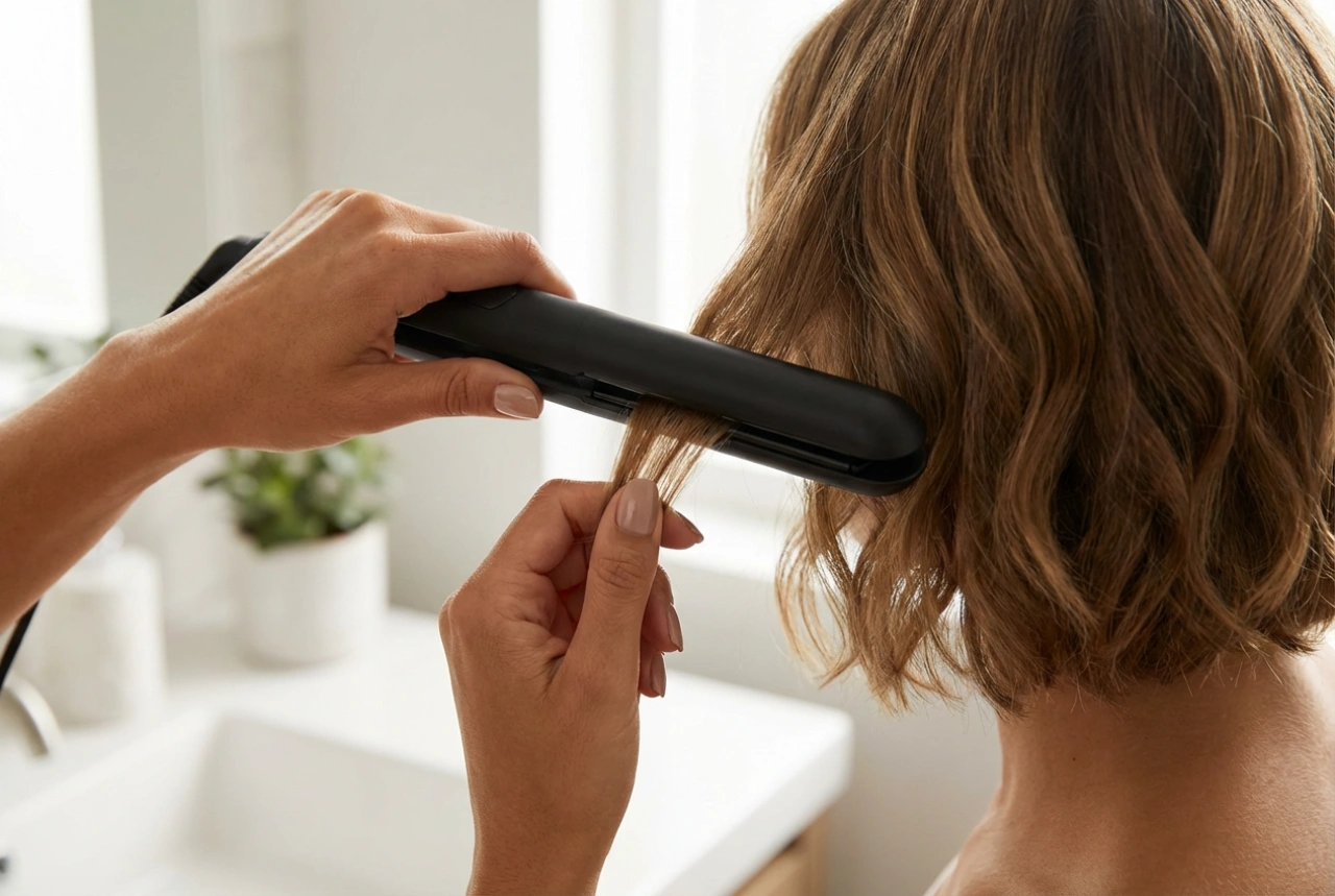 Vrtljivi kodralnik za kratke lase: tehnike za volumen in lahkotne valove