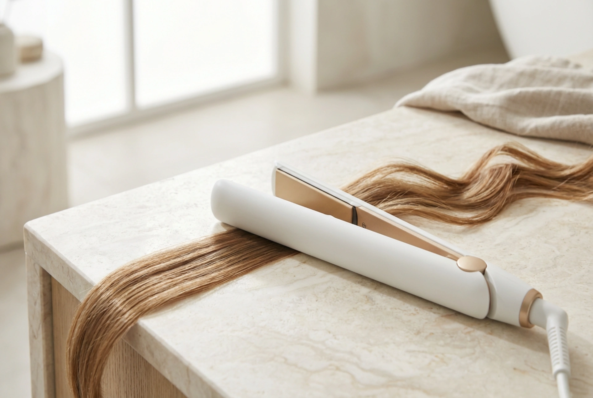 Ravnalnik in kodralnik v enem: Ena naprava za ravnanje in valovite lase