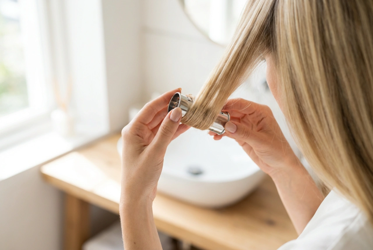 Kovinski navijalki za lase: namestitev, sušenje in odstranjevanje