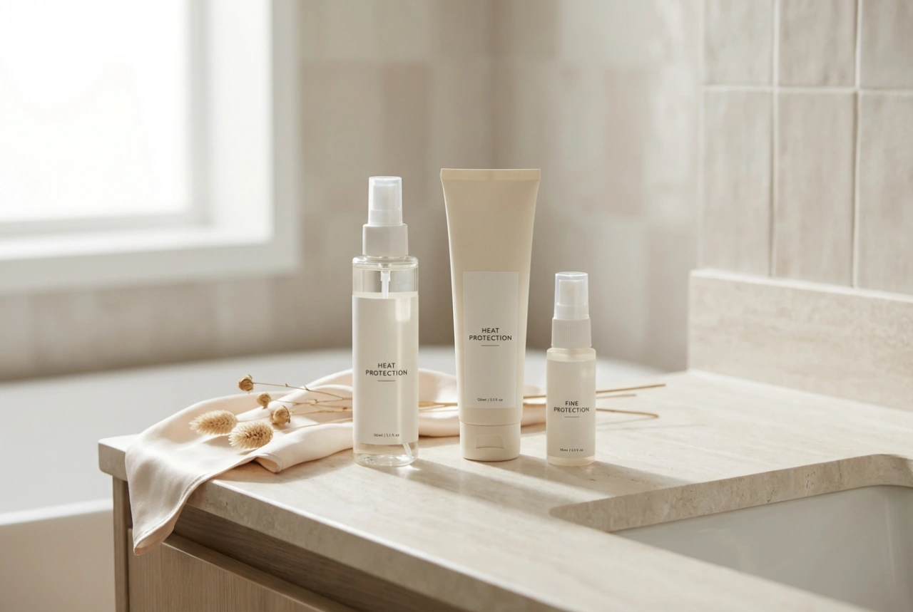 Vsakodnevna toplotna zaščita las: spreji, kreme in meglice