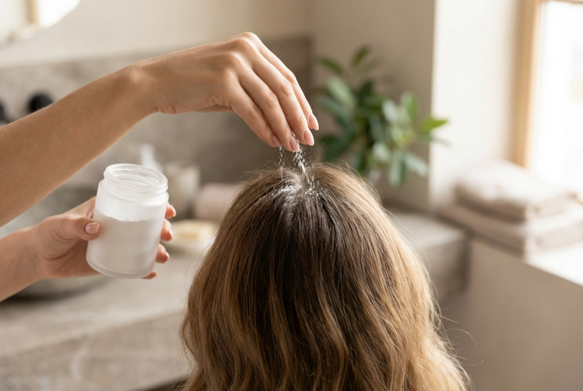 Puder za lase korak za korakom: volumen pri koreninah in tekstura