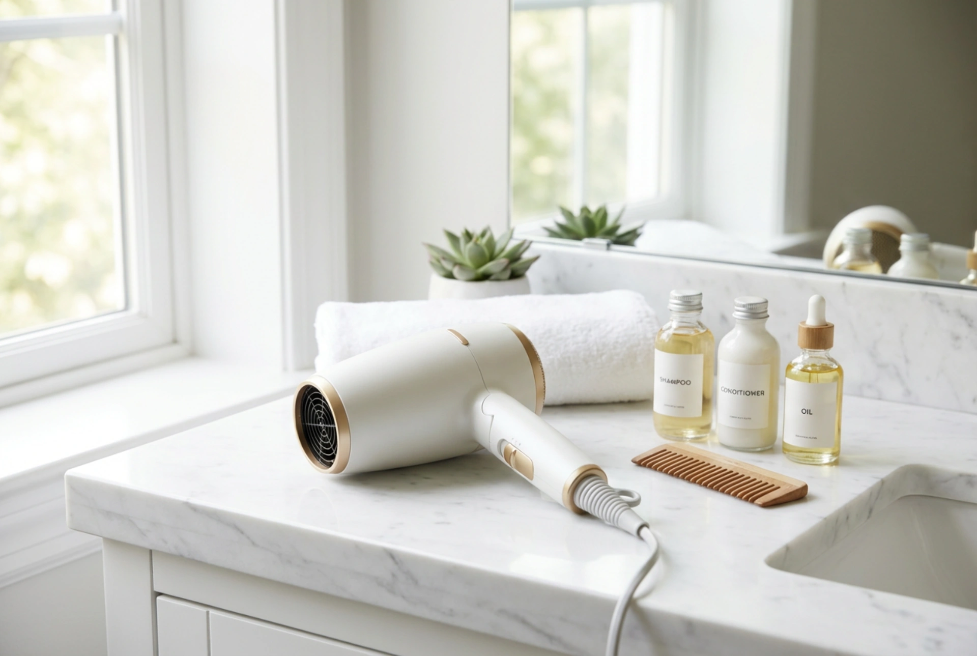 Hotelski sušilnik za lase: kaj zmore in kako sušiti lase na potovanju