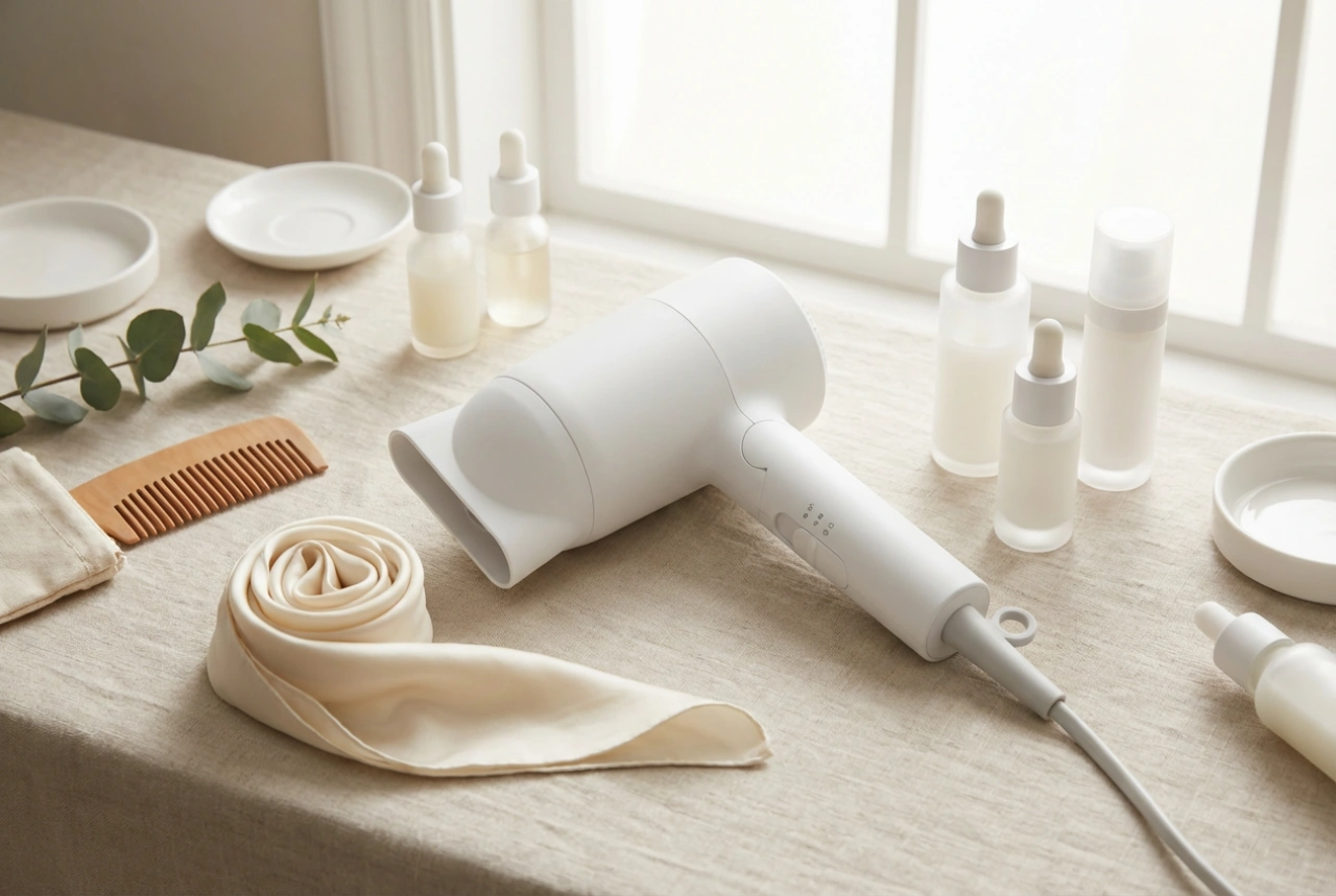 Potovalni sušilnik za lase: na kaj biti pozoren in kako sušiti lase na potovanju