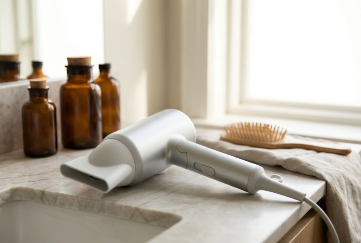 Oprema kot iz salona: profesionalni sušilnik za lase korak za korakom