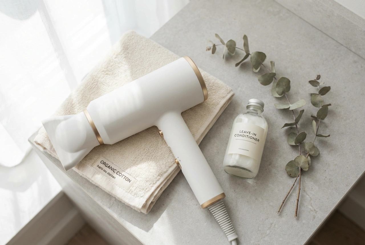 Sušilnik las, ki ne poškoduje las: vodnik za nežno sušenje