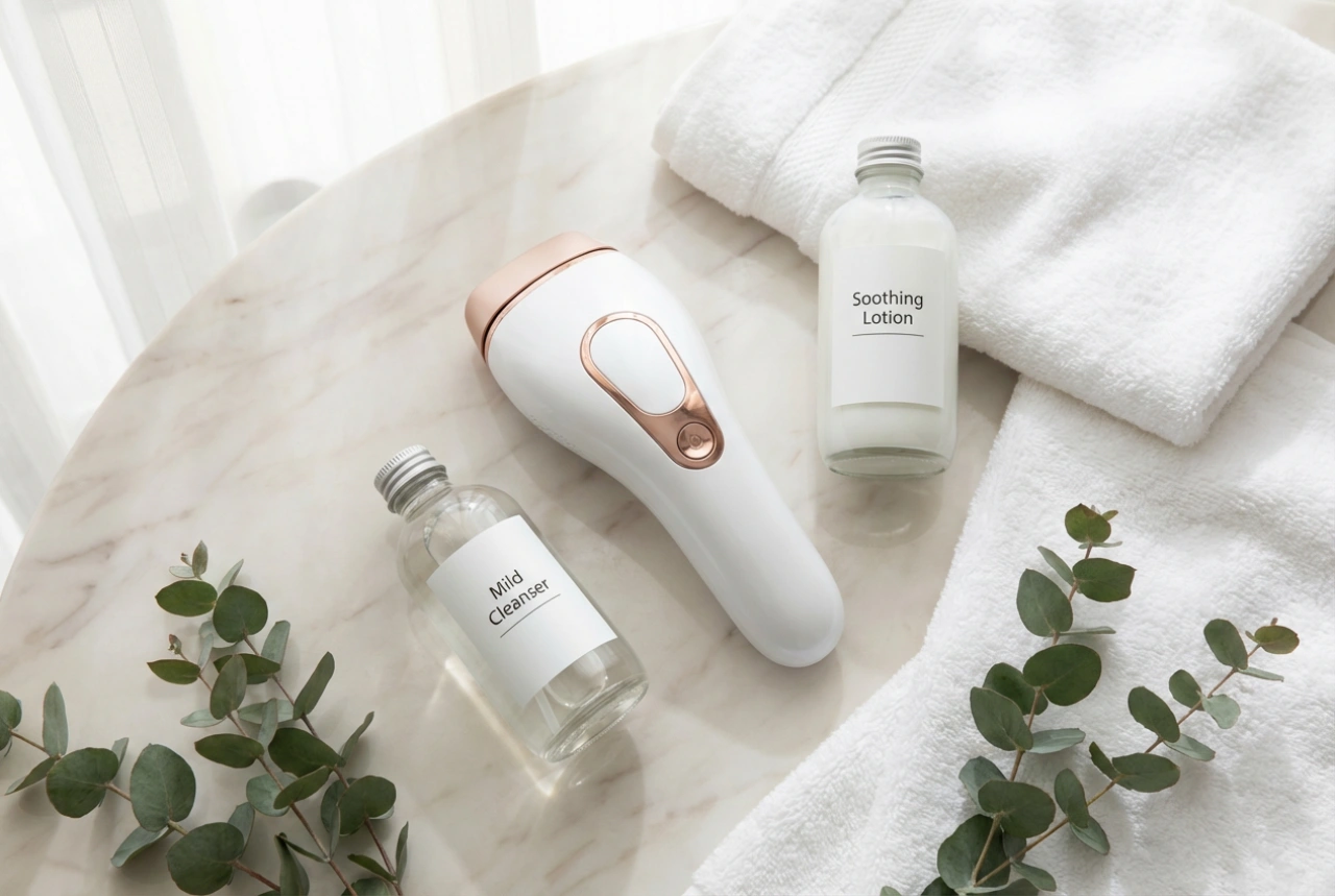 Domača laserska depilacija: priprava kože, načrt seje in nega