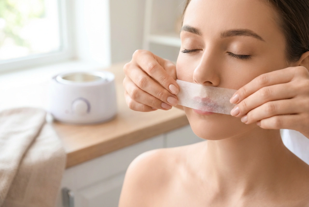 Odstranjevanje dlačic nad ustnico brez rdečice: depilacija z voskom korak za korakom