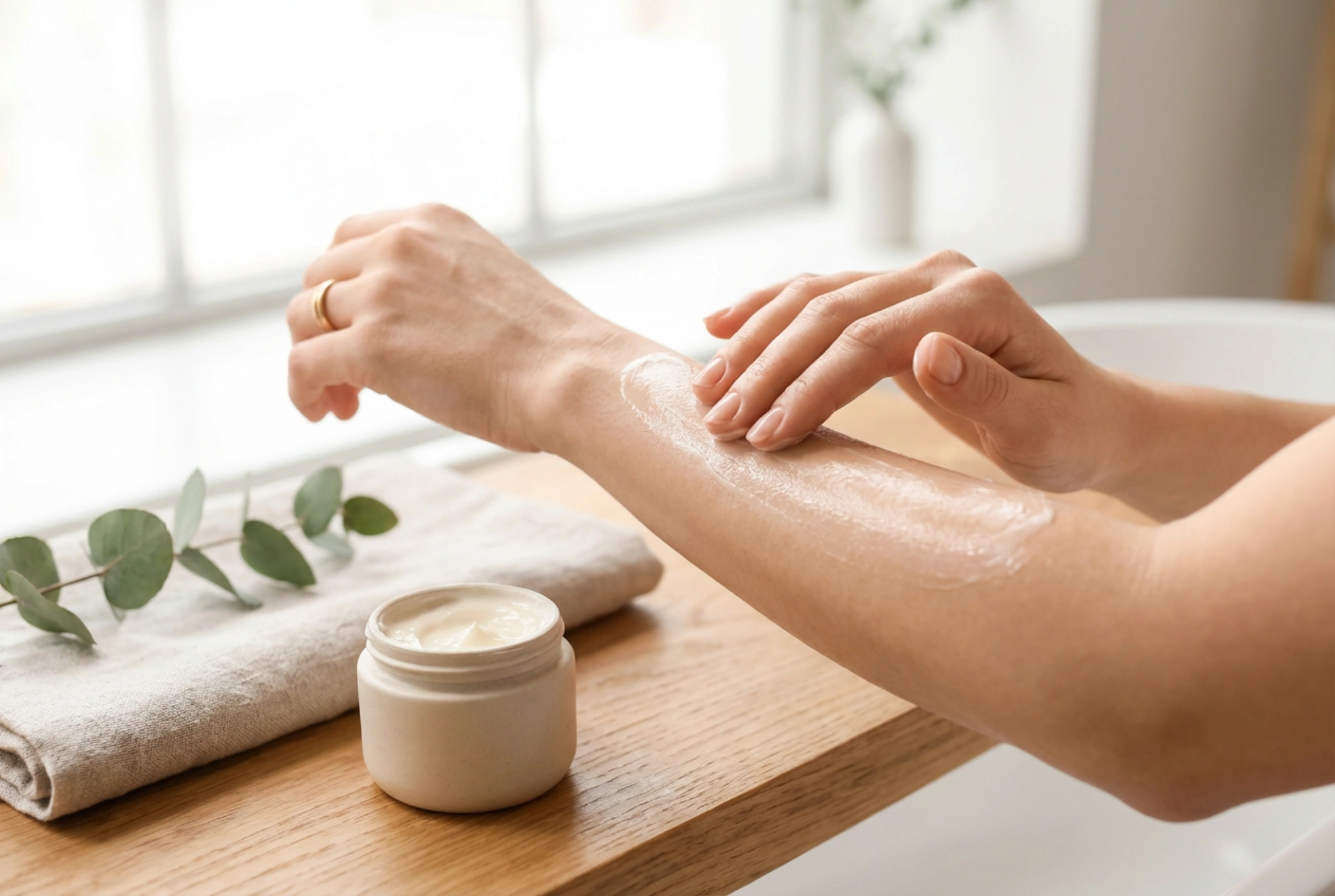 Maslo za telo: kdaj ga uporabiti in kako ga nanašati v plasteh