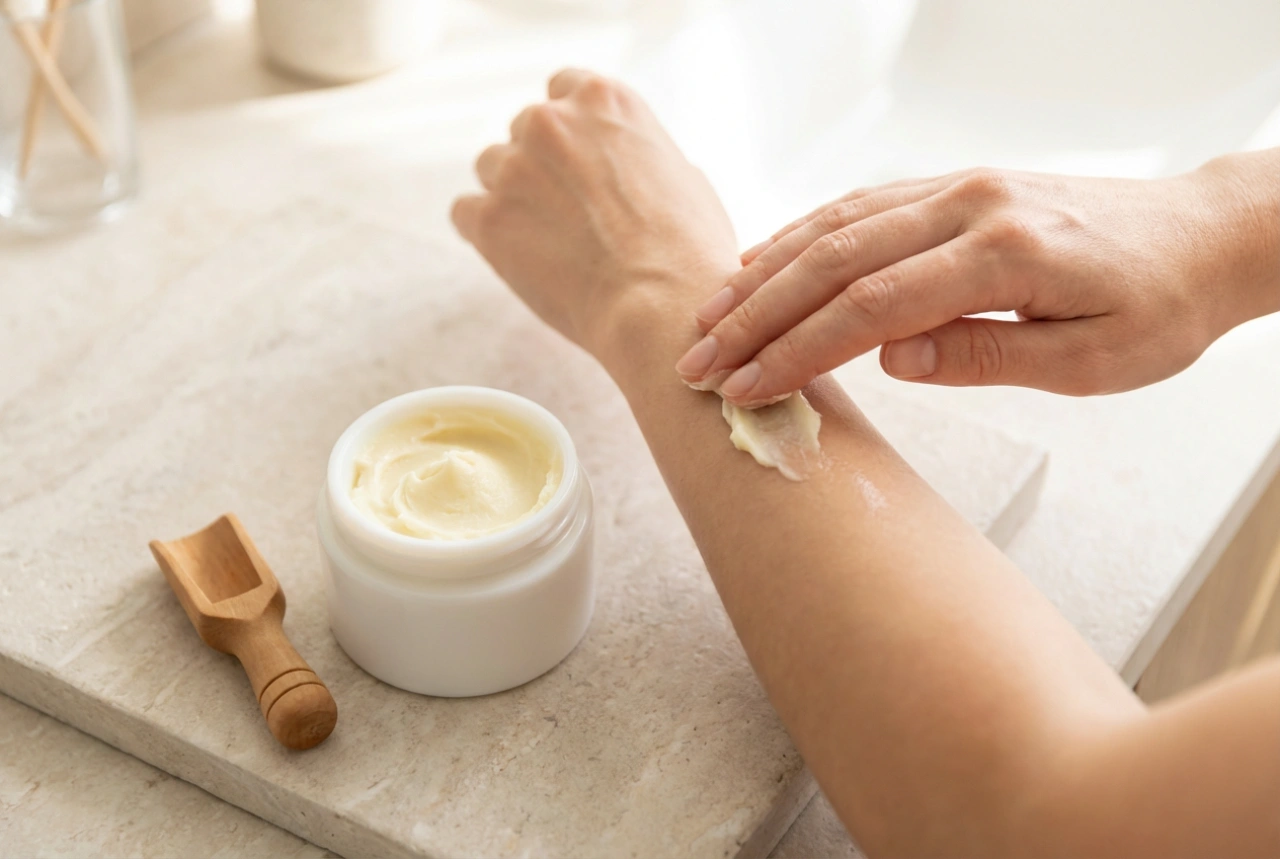 Karitejevo maslo za telo: lastnosti, nanos in vsakodnevna uporaba