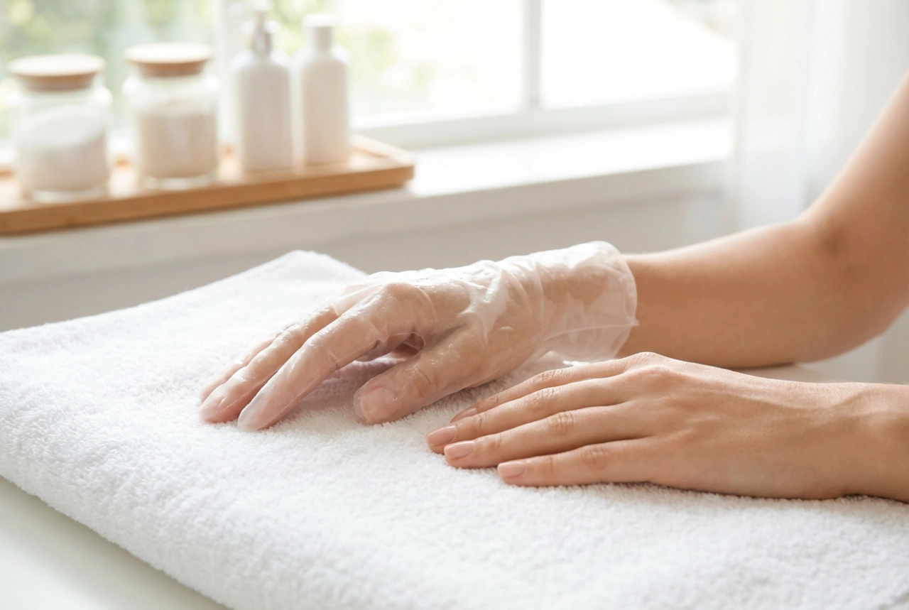 Maska za roke: kako uporabljati maske v obliki rokavic in kaj prinašajo obloge