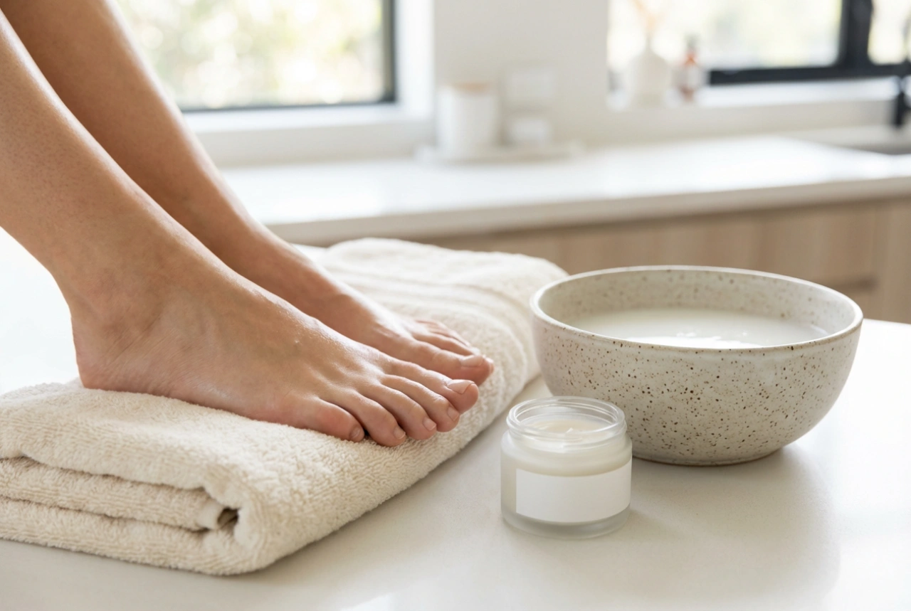 Suha koža na stopalih: načrt nege, piling in zaščita pet