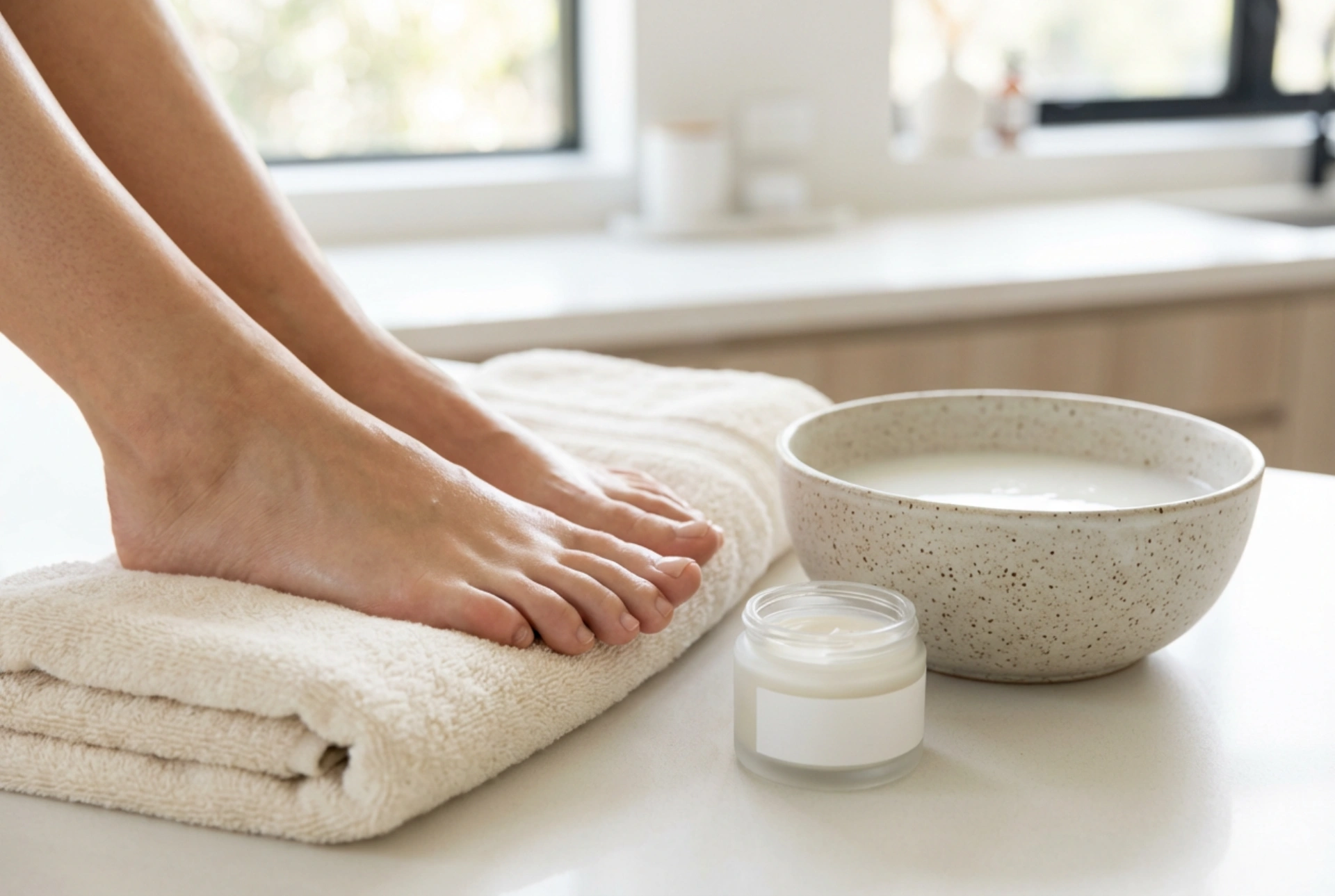 Suha koža na stopalih: načrt nege, piling in zaščita pet