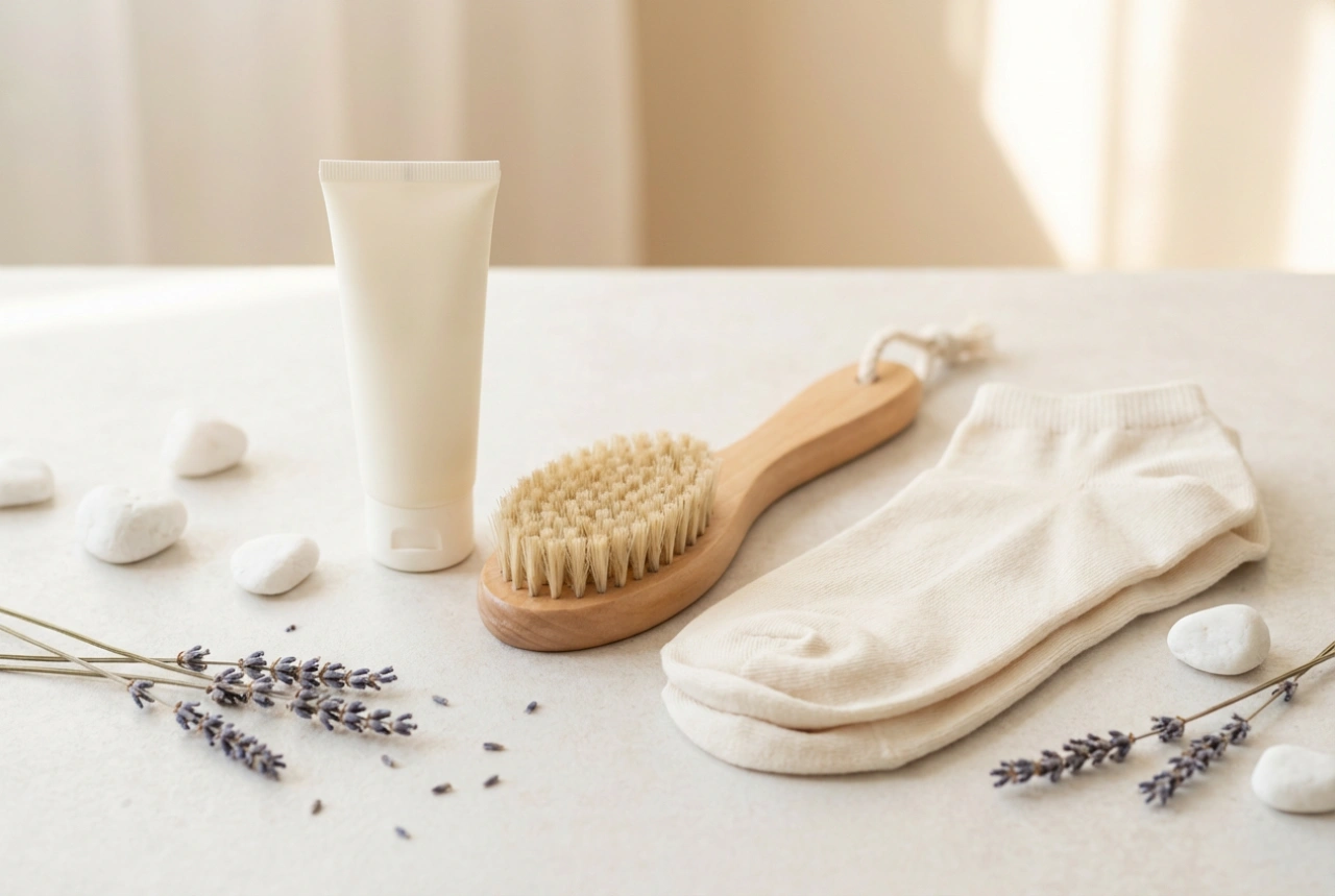 Kaj najbolje deluje na razpokane pete: piling, krema, nogavice