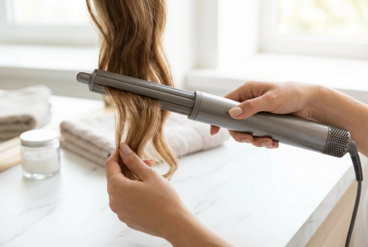 Vrtljiva krtača na vroč zrak za začetnike: smer vrtenja in napetost pramenov