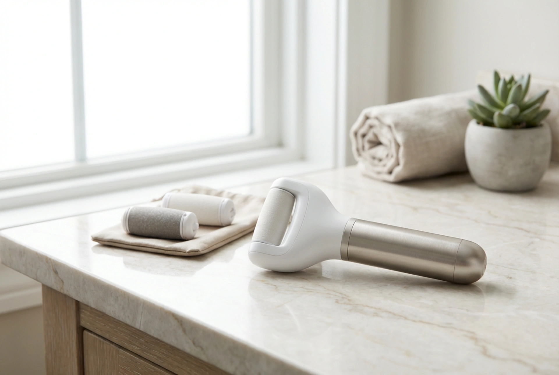 Profesionalni električni brusilnik za pete: varnost, hitrost in nastavki