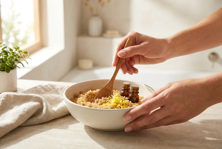 Domači piling za stopala: preprosti recepti, tehnika in pogostost