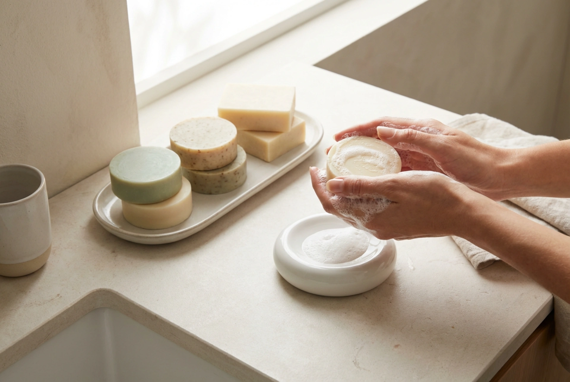 Trdo milo: izbira, penjenje in shranjevanje brez mehčanja